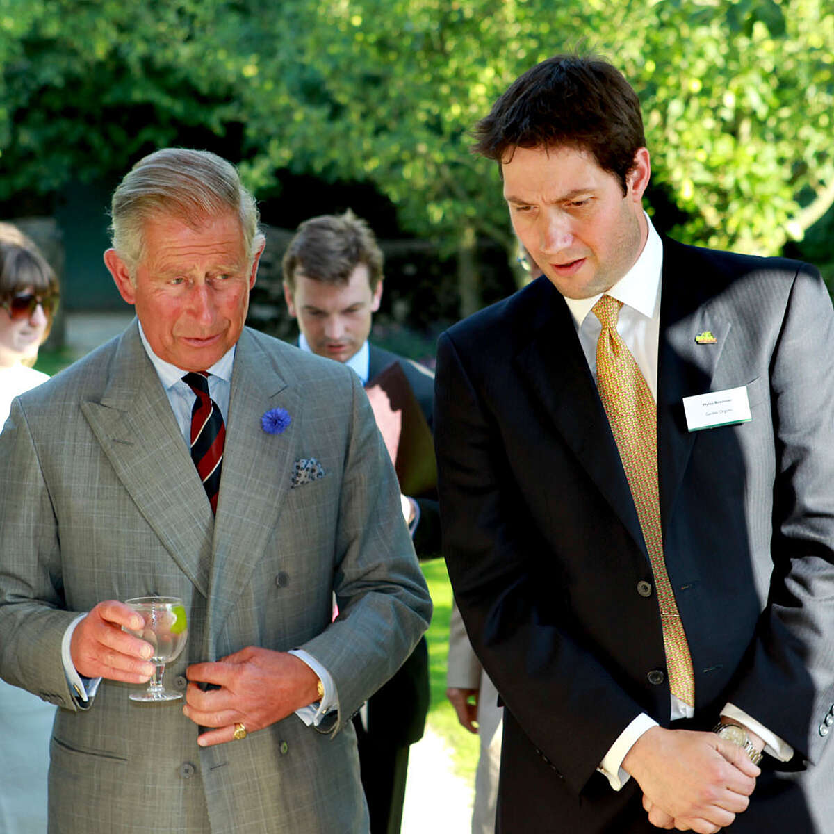 Our Patron the former Prince of Wales tours Ryton Gardens with CEO Myles Bremner