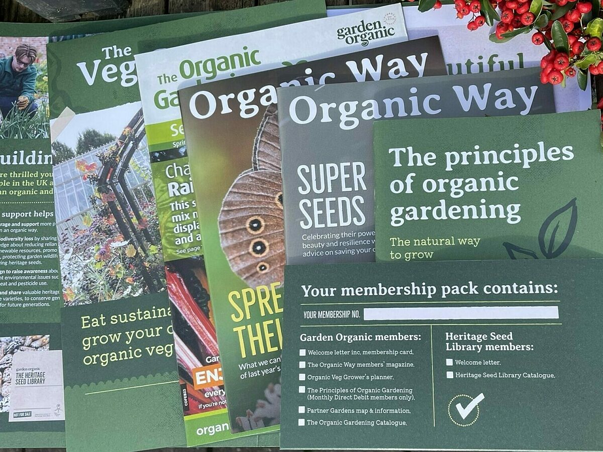 Garden Organic Membership Pack