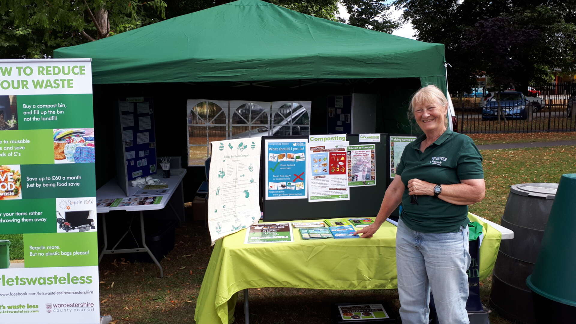Stand at Master Composters event