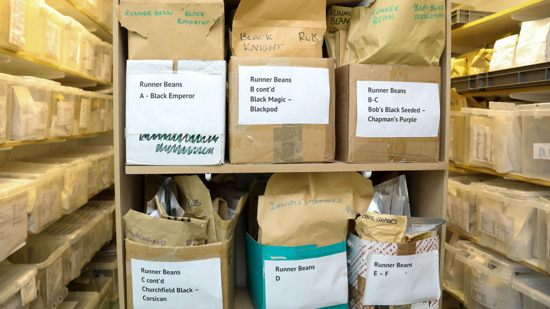 Heritage Seed Library storage room