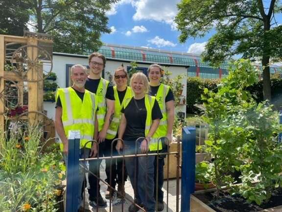 The gardens team at Gardeners World