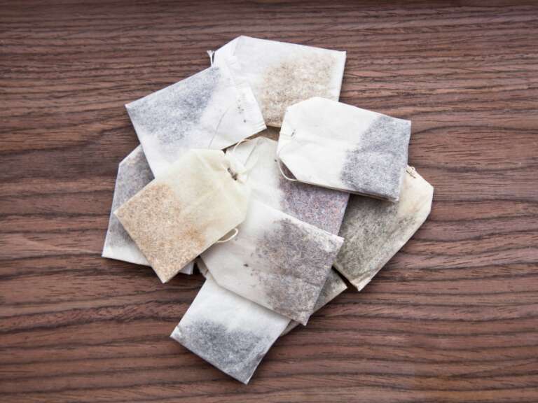 Pile of teabags